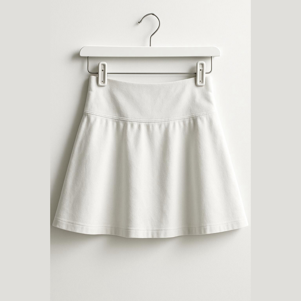 Chic White Mini Skirt for Women